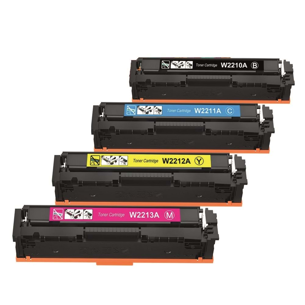 Hp 207A-W2210-M283-M255 CHİPLİ 4 REBK SET Muadil Toner 1500 Baskı