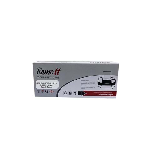 RAMOTT MS810-MS710-811-812-52D5H00 Siyah Muadil Toner 25000 Sayfa